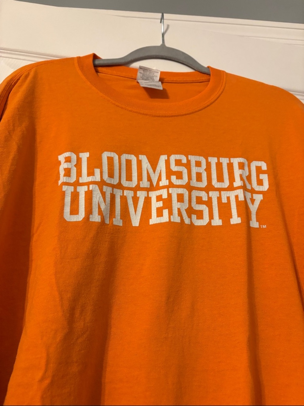 Bloomsburg University Orange Long Sleeve Tee XL - Picture 3 of 5